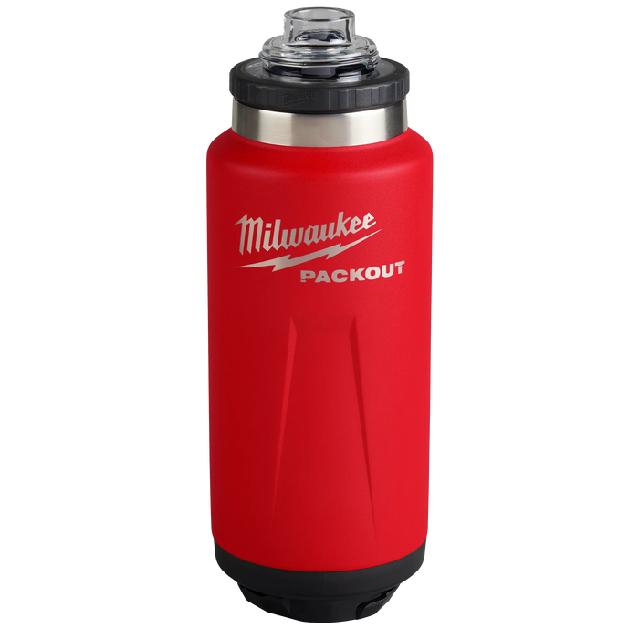 PACKOUT™ 36oz Insulated Bottle with Chug Lid (Red)