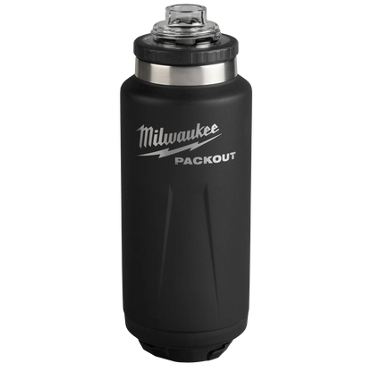 PACKOUT™ 36oz Insulated Bottle with Chug Lid (Black)