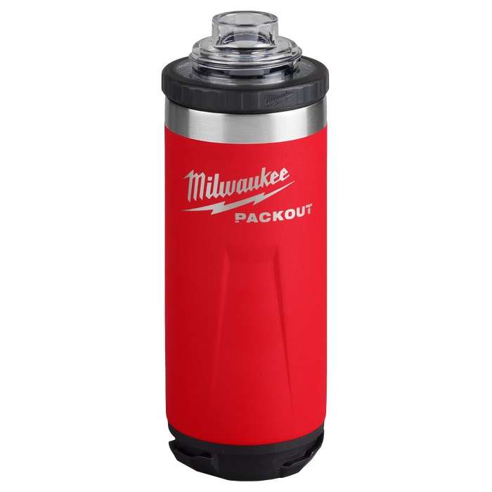 PACKOUT™ 18oz Insulated Bottle with Chug Lid (Red)