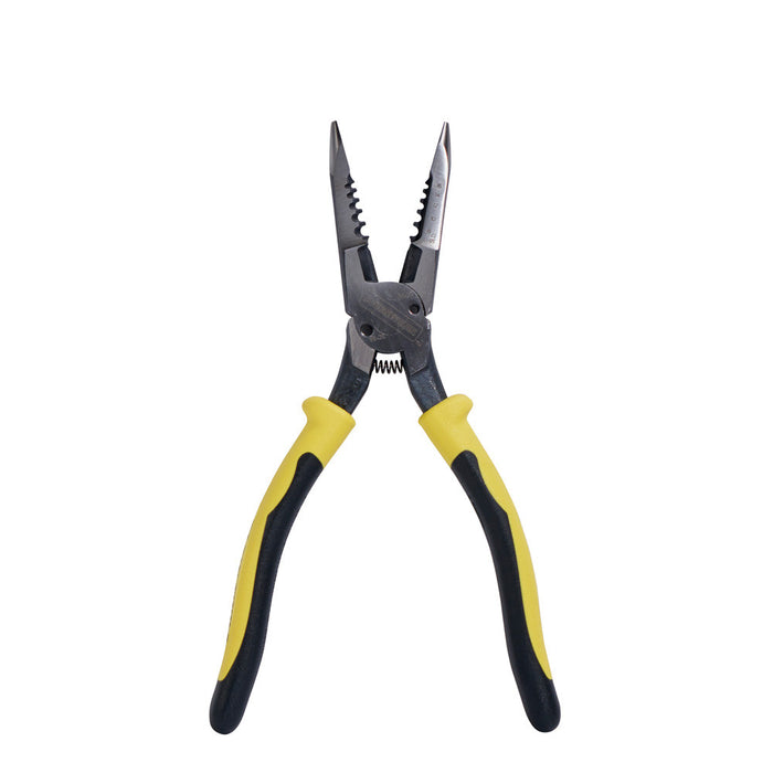 Pliers, All-Purpose Needle Nose, Spring Loaded, Cuts, Strips, 8.5-Inch