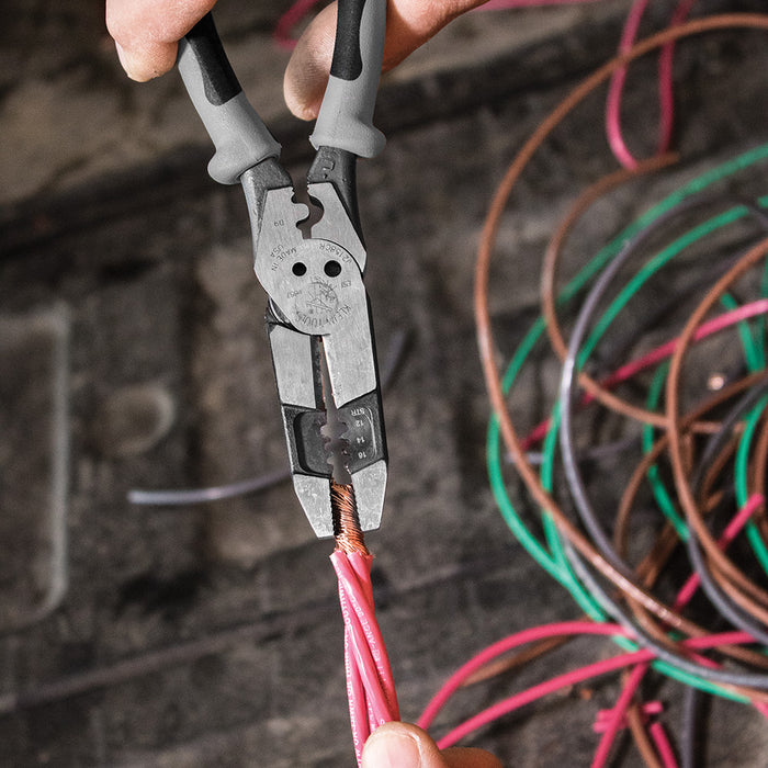 Hybrid Pliers with Crimper and Wire Stripper