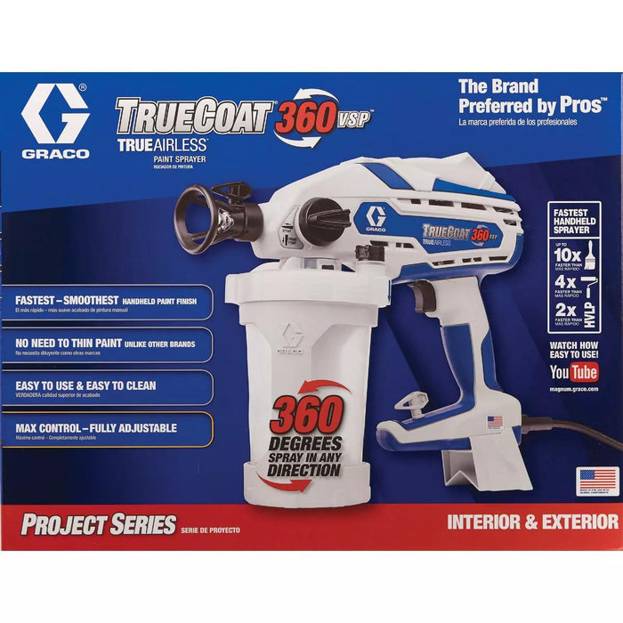 Graco 17D889 Electric TrueAirless Sprayer, 0.015 in Tip, 1500 psi