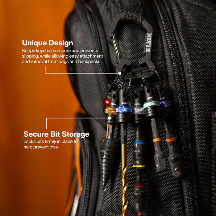 Bit Holder Keychain Set, 6-Piece