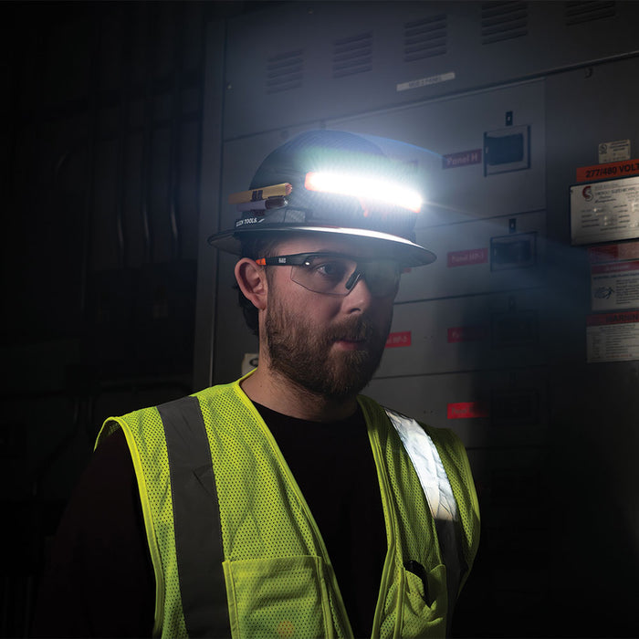 Wide-Beam Headlamp with Mount for Hard Hat