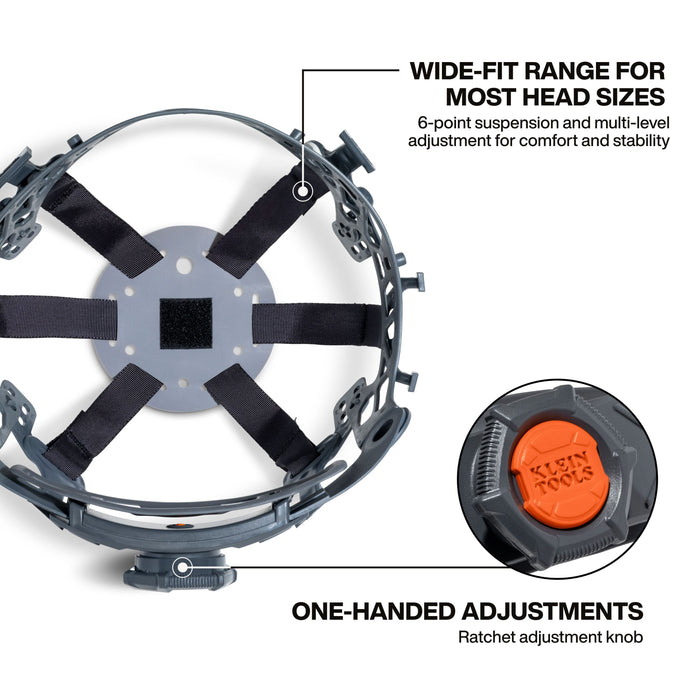 Hard Hat 6-Point Suspension Replacement
