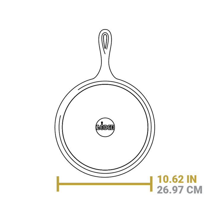 Lodge 10.5 Inch Cast Iron Griddle