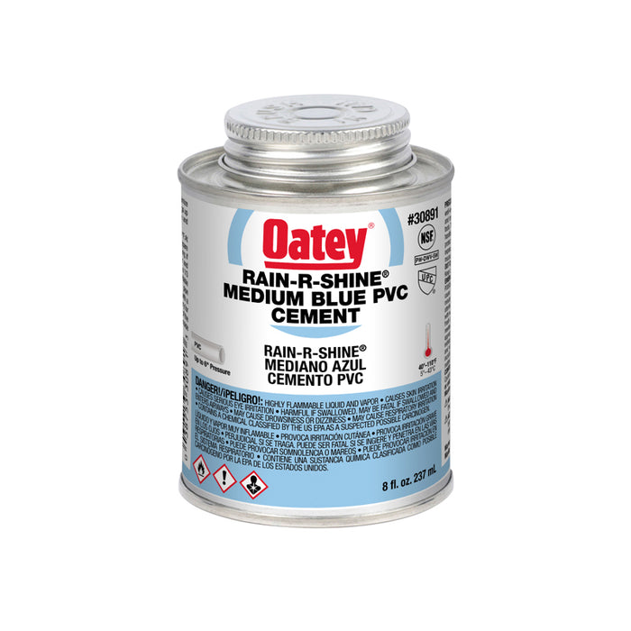 Oatey® Rain-R-Shine® Medium Blue PVC Cement