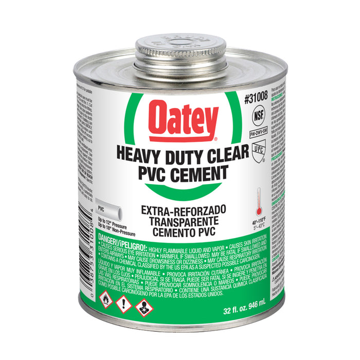 Oatey® Heavy Duty Clear PVC Cement