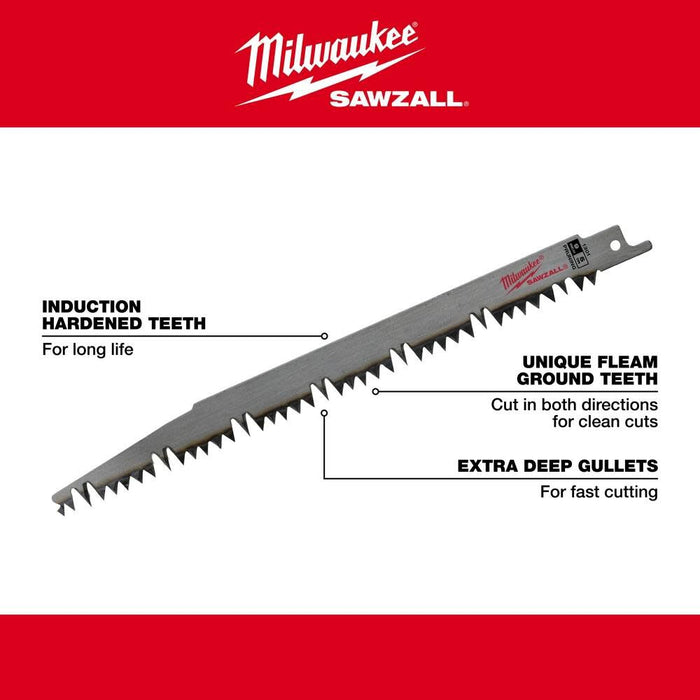 12" 5 TPI Pruning SAWZALL® Blade (5 PK)