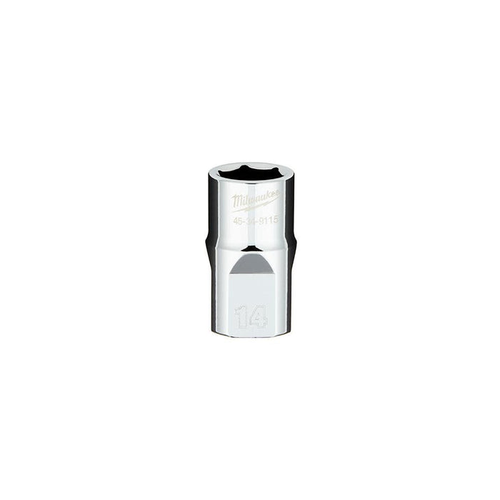 1/2 in. Drive 14MM Metric 6-Point Socket with FOUR FLAT™ Sides