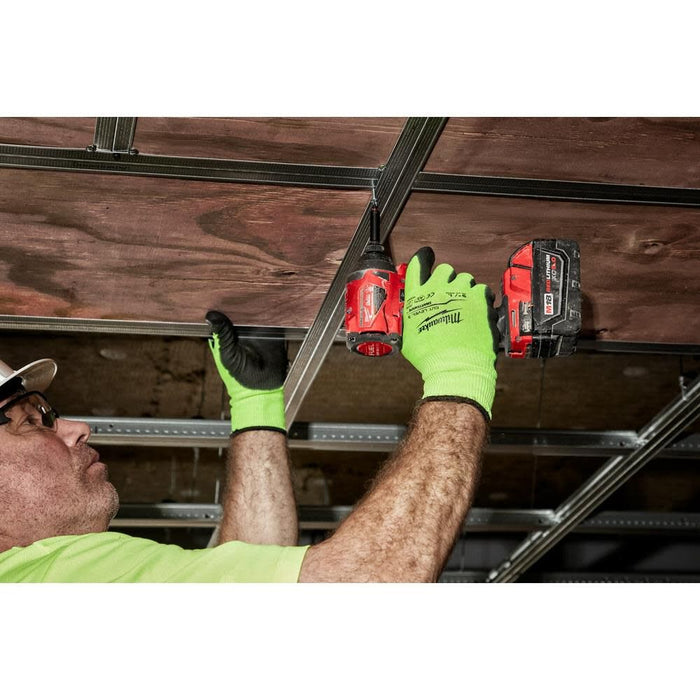 High Visibility Cut Level 3 Polyurethane Dipped - M
