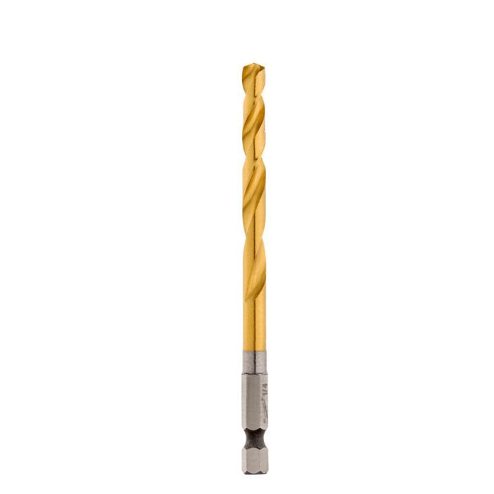 1/4" SHOCKWAVE Impact Duty™ RED HELIX™ Titanium Drill Bit