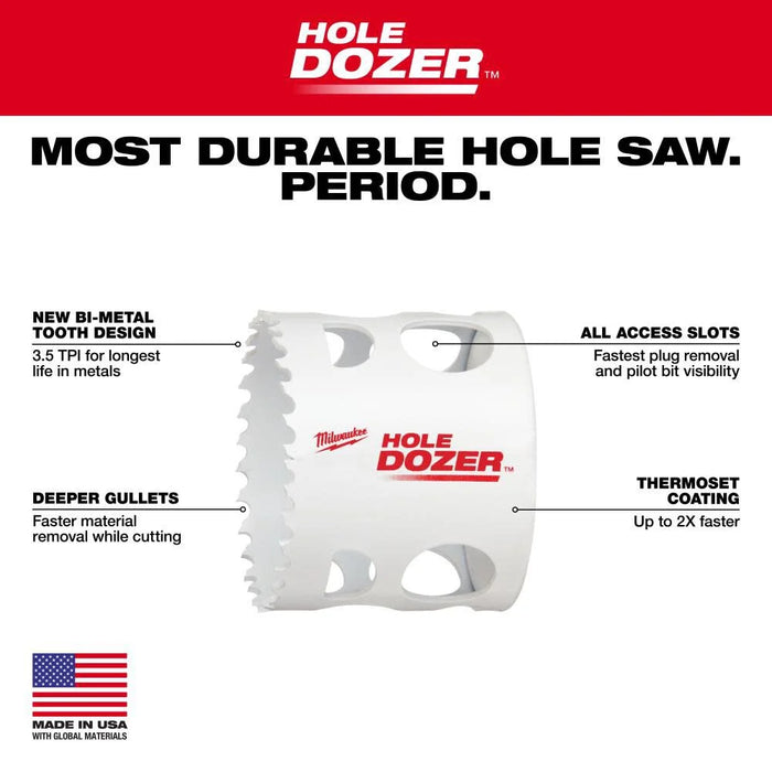 2-3/8" HOLE DOZER™ Bi-Metal Hole Saw