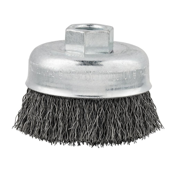 3" Crimped Wire Cup Brush- Carbon Steel