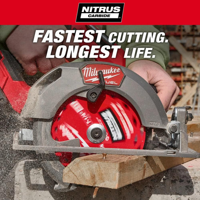 7-1/4” 24T NITRUS™ Carbide Framing & Demolition Circular Saw Blade