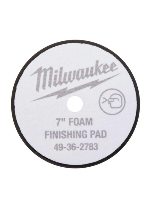 7" Black Foam Finishing Pad