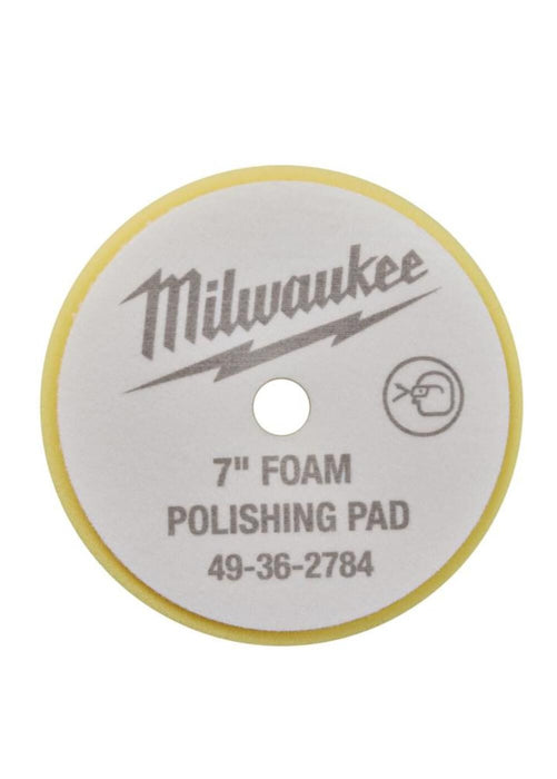 7" Yellow Foam Finishing Pad