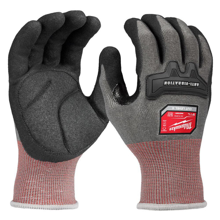 Anti-Vibration Cut Level 4 High Dexterity Nitrile Dipped Glove - XXL.