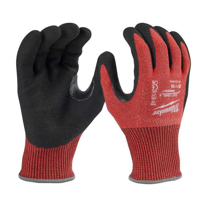Cut Level 4 Nitrile Dipped Gloves - L
