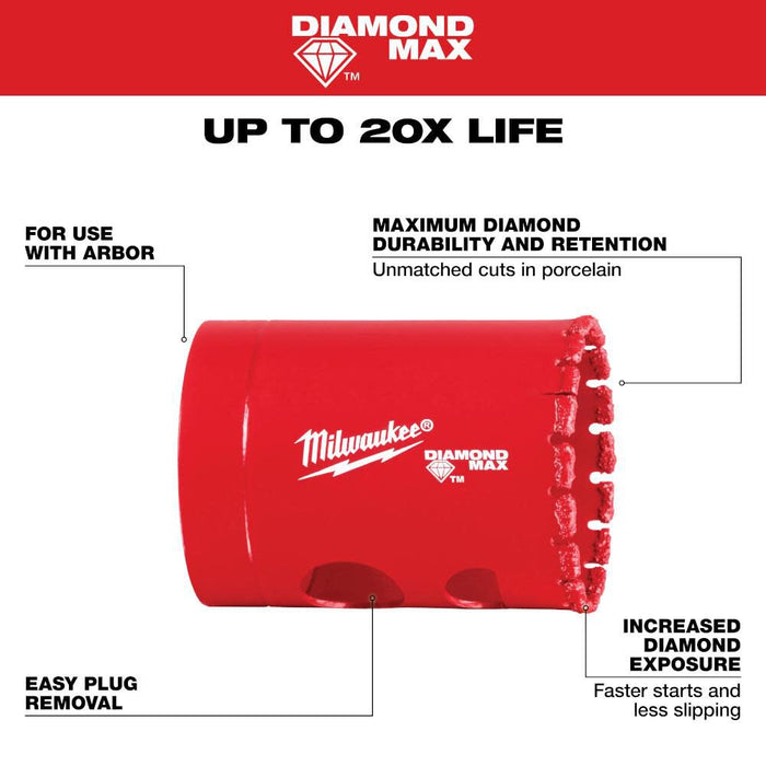 6PC DIAMOND MAX™ Hole Saw Set
