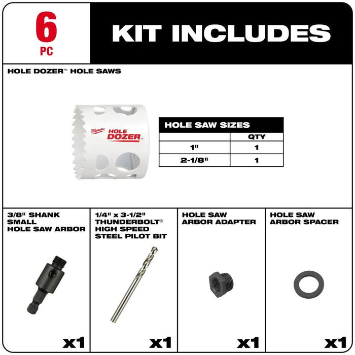 HOLE DOZER™ Door Lock Hole Saw Kit