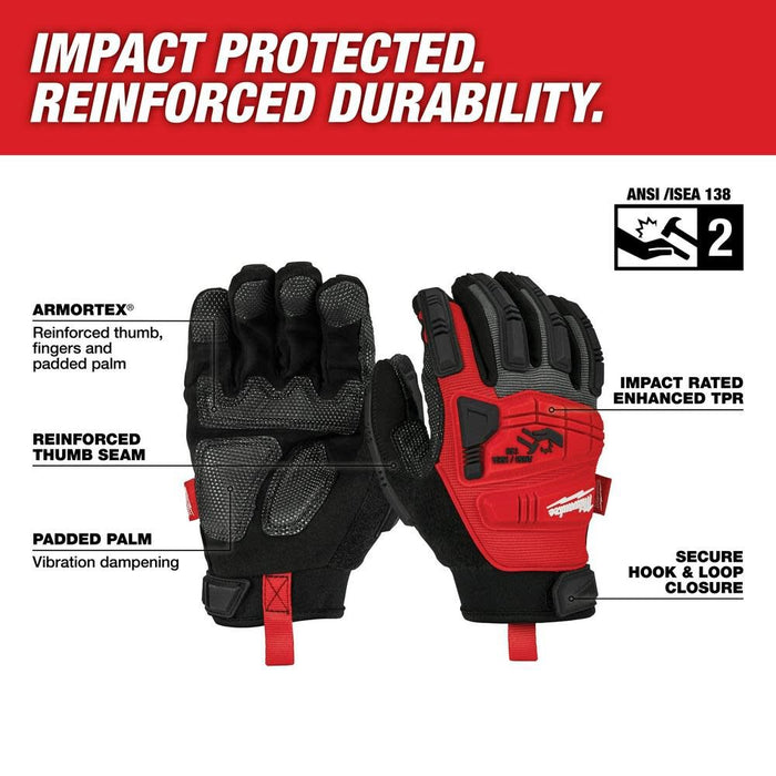 X-Large Impact Wrecking Work Glove