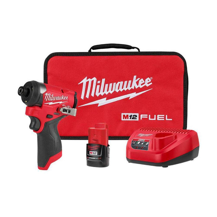 M12 FUEL 1/4 Inch Hex Impact Driver Kit