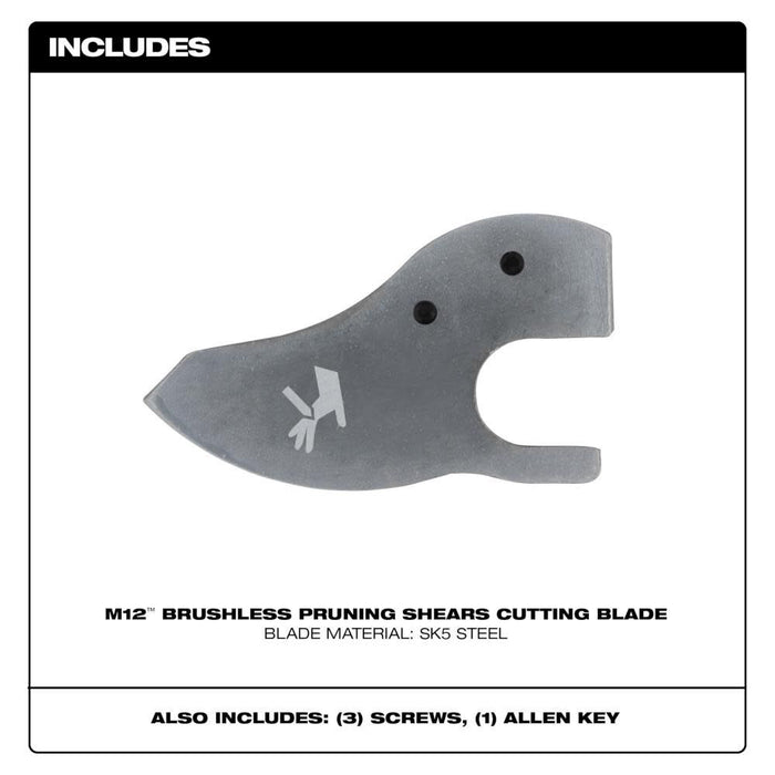 M12™ Brushless Pruning Shears Replacement Blade