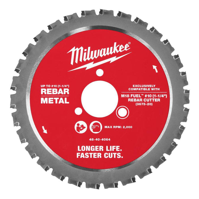 #10 (1-1/4”) Rebar Cutting Blade - 5 PK