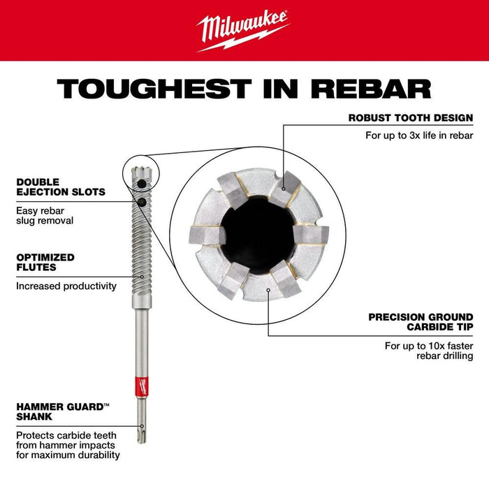 SDS Plus 3/8" X 12" Rebar Cutter
