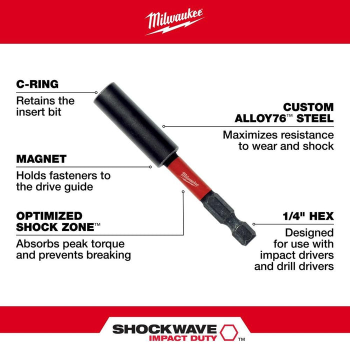 SHOCKWAVE™ 12 in. Magnetic Bit Tip Holder