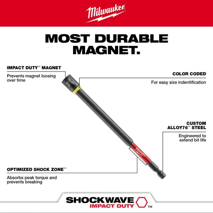 SHOCKWAVE Impact Duty™ 1/2" x 6" Magnetic Nut Driver