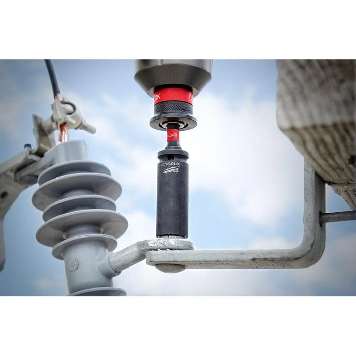 9/16" & 3/4" SHOCKWAVE™ Lineman's 2-in-1 12 Point Socket