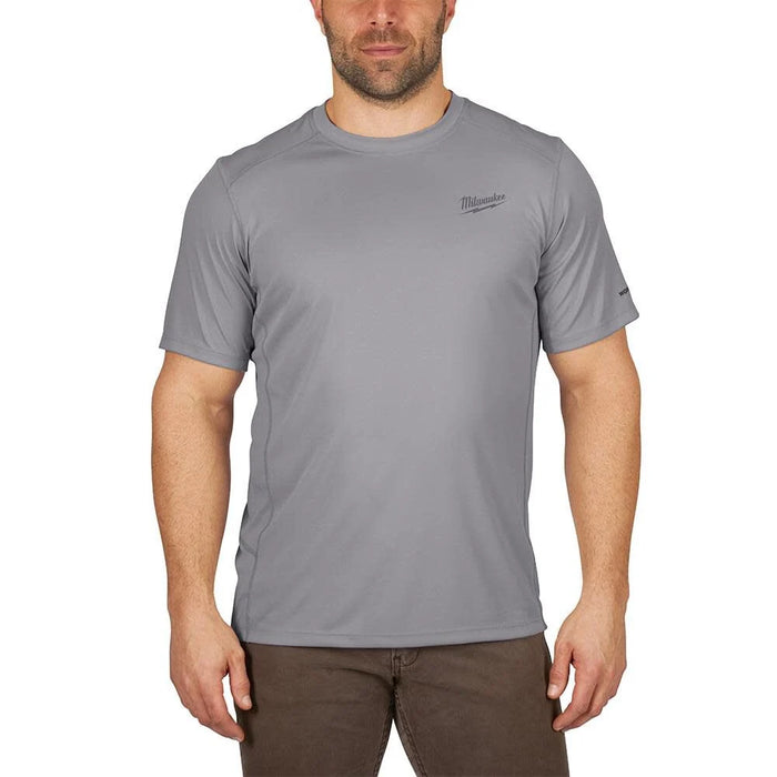 WORKSKIN™ Lightweight Performance Shirt - Short Sleeve Grey Medium