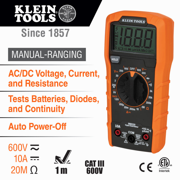 Digital Multimeter Electrical Test Kit