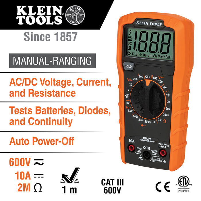 Digital Multimeter Electrical Test Kit