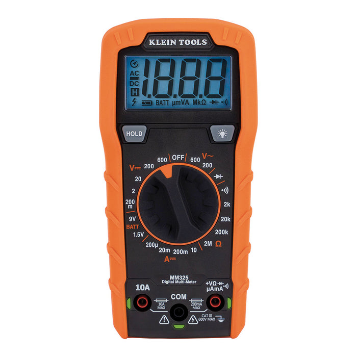 Digital Multimeter, Manual-Ranging, 600V