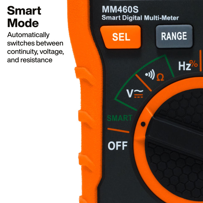 Smart Digital Multimeter, 600V AC/DC Auto-Ranging