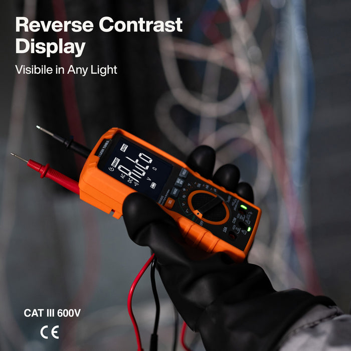 Smart Digital Multimeter, 600V AC/DC Auto-Ranging