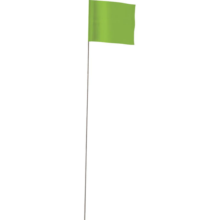 100Pk Green Stake Flag