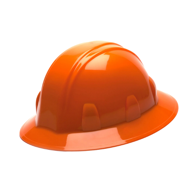 Full Brim 4 Pt Ratchet Suspension Orange