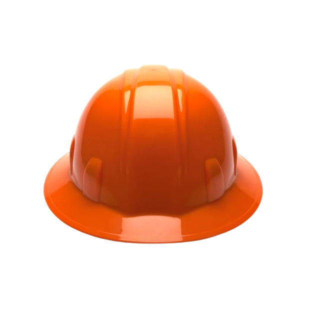 Full Brim 4 Pt Ratchet Suspension Orange