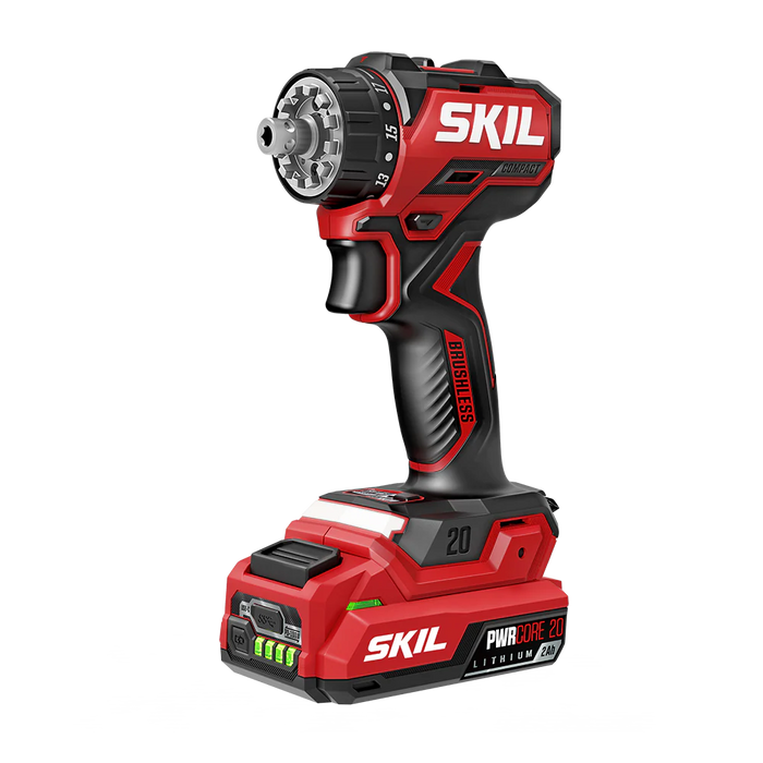 Brushless 20V Compact Multi-Head Drill Driver Kit