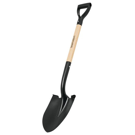 Landscapers Select Shovel, 28 in L Handle W/ D-Grip