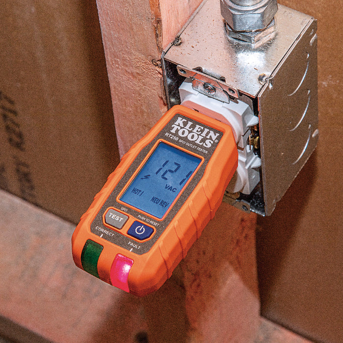 GFI RECEPTACLE TESTER LCD