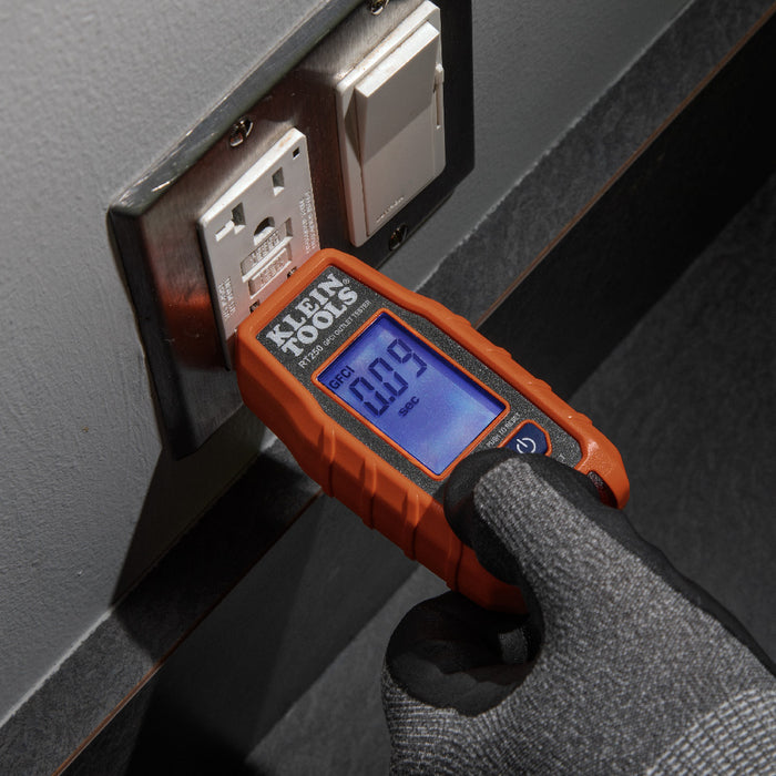 GFI RECEPTACLE TESTER LCD