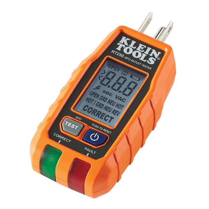 GFI RECEPTACLE TESTER LCD