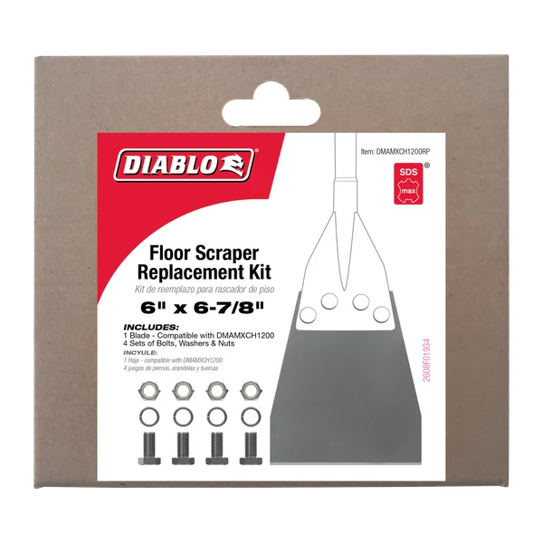 SDS-Max Floor Scraper Replacement Kit (for DMAMXCH1200)