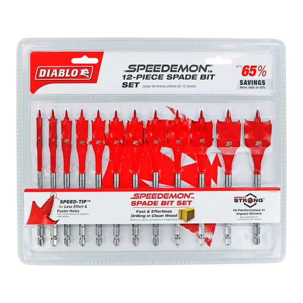 Spade Bit Set (12-pc)