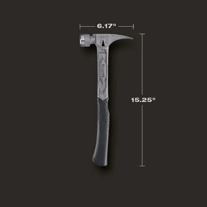 STILETTO® TIBONE™ 14oz Milled/Curved Titanium Framing Hammer